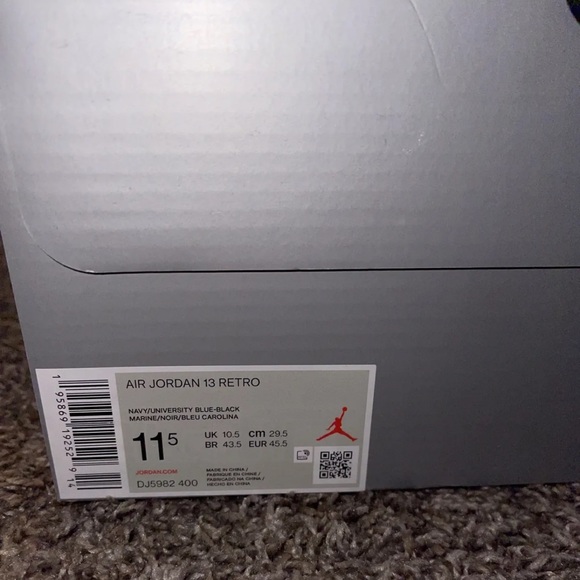 NWT Air Jordan 13 Retro ‘Brave Blue’ - Picture 3 of 6